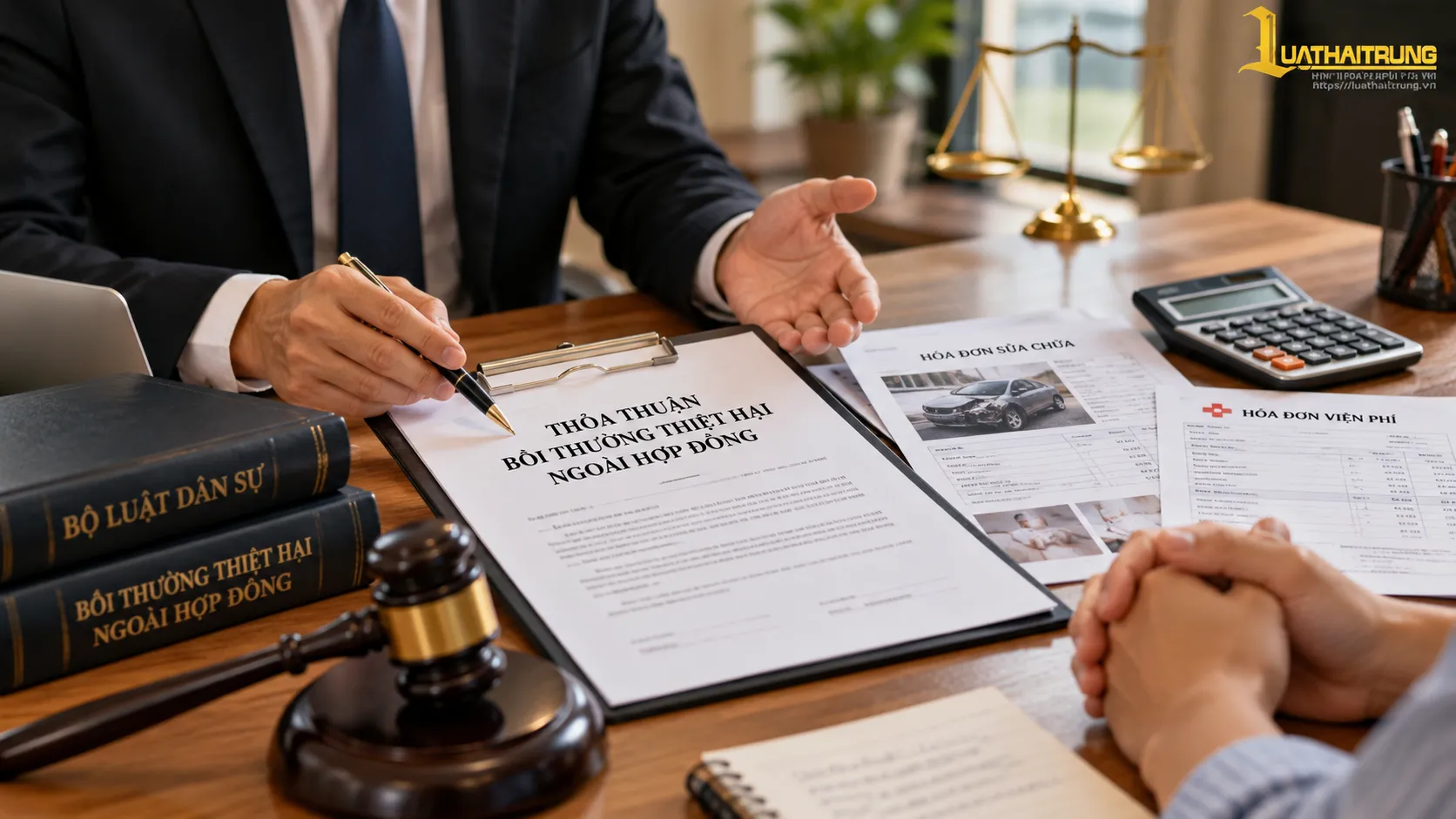 Bồi thường thiệt hại ngoài hợp đồng: Những điểm pháp lý cần biết | Luật Hải Trung