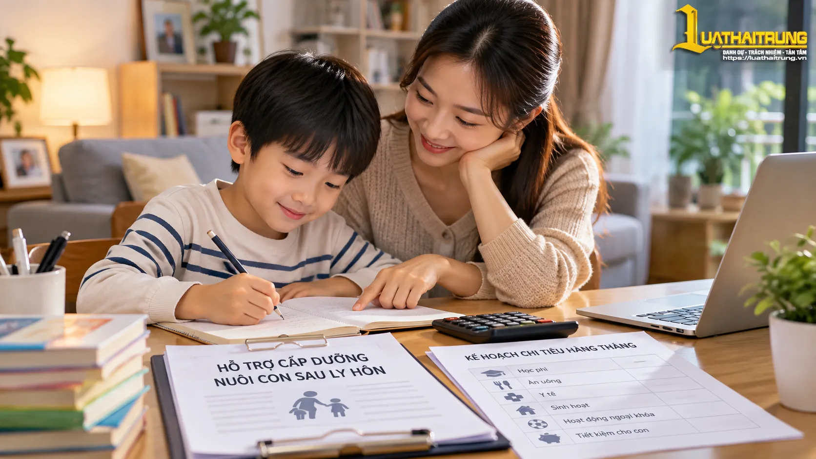 Cấp dưỡng nuôi con sau ly hôn | Luật Hải Trung