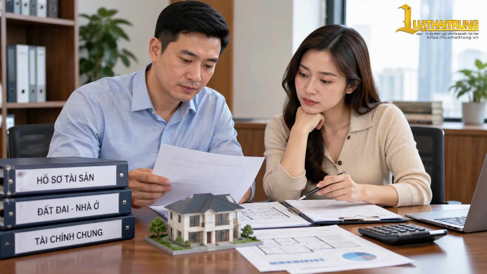 Chia tài sản chung vợ chồng khi ly hôn | Luật Hải Trung