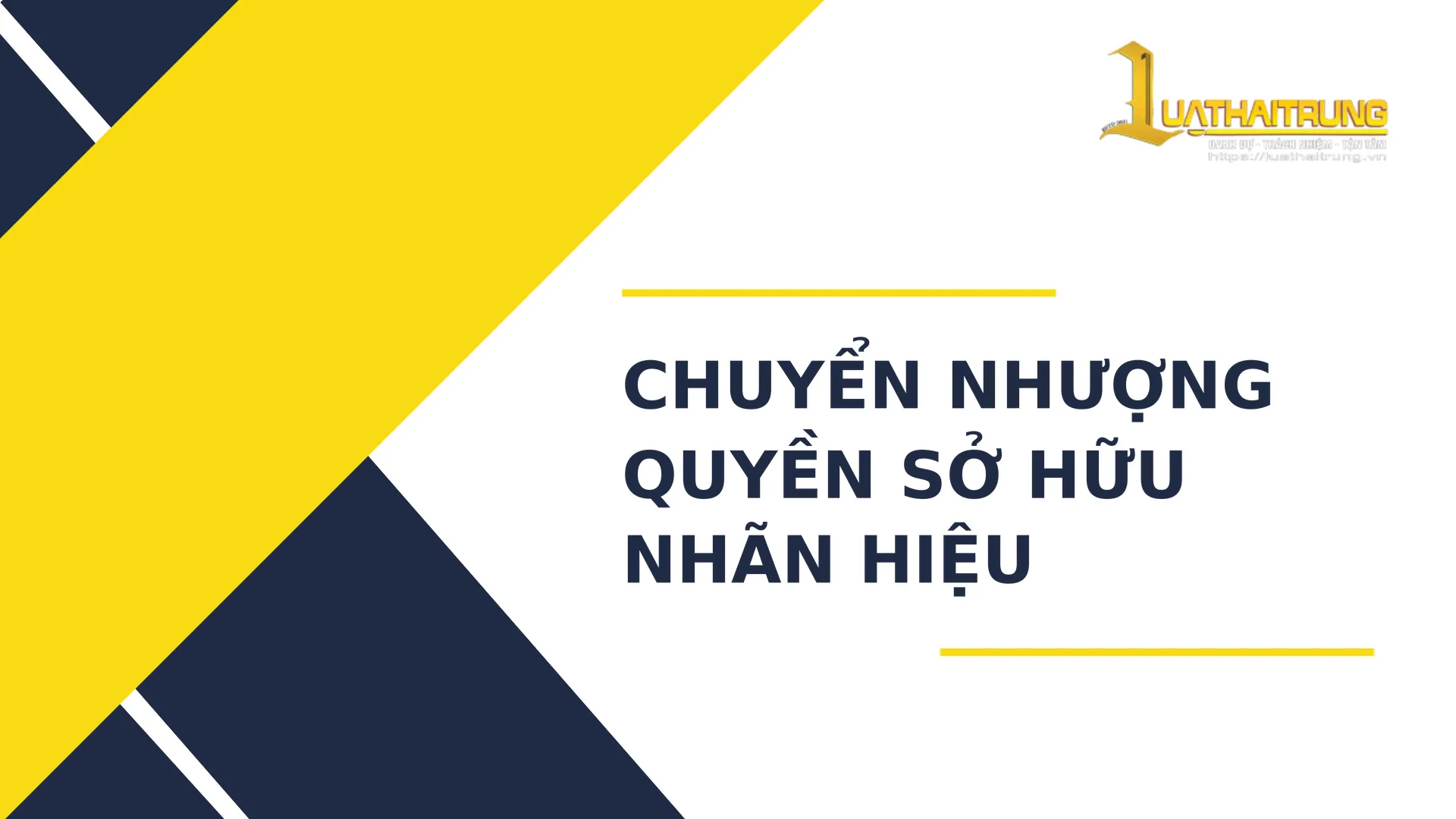 Chuyển nhượng quyền sở hữu nhãn hiệu | Luật Hải Trung