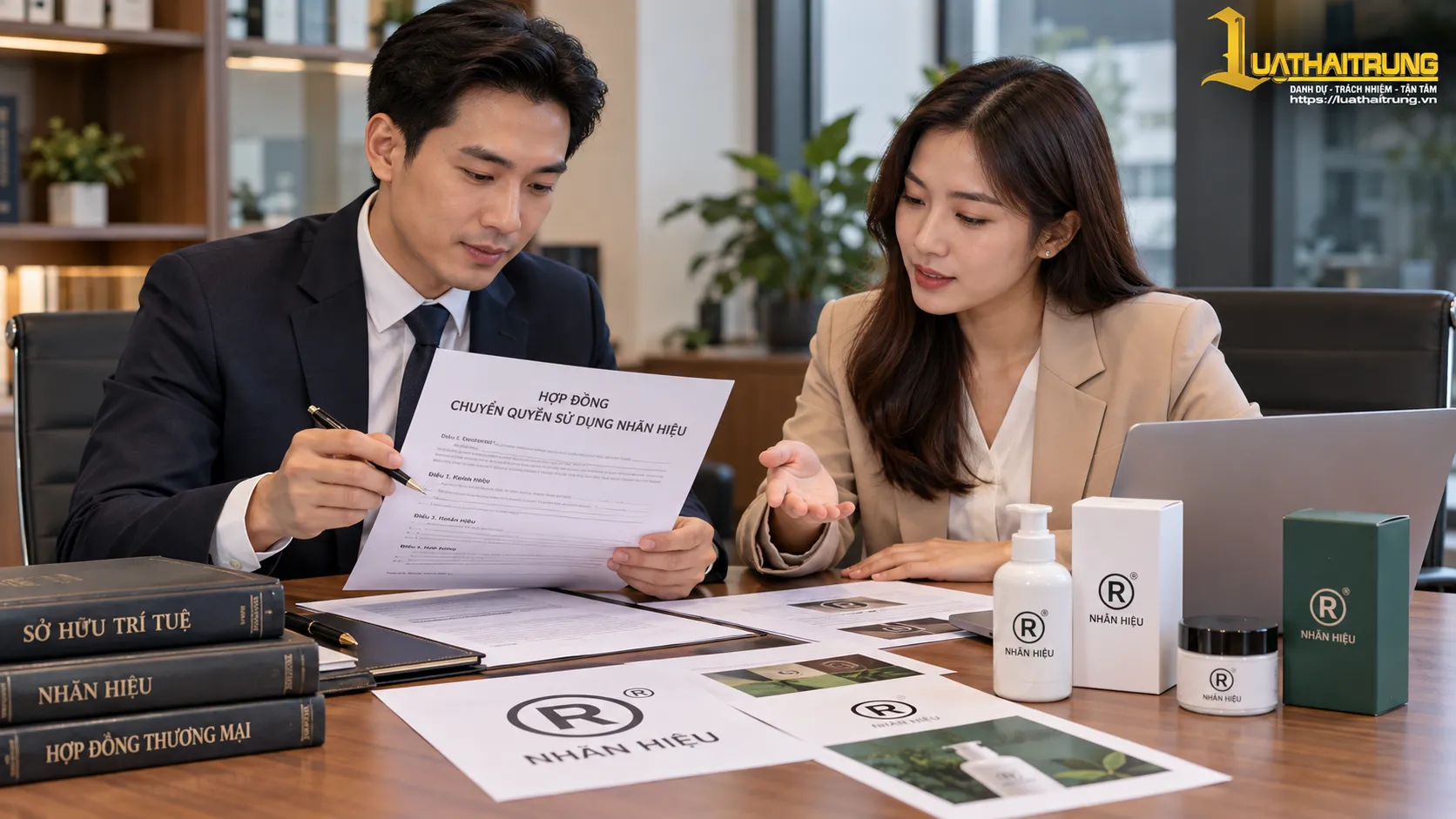 Chuyển quyền sử dụng nhãn hiệu | Luật Hải Trung