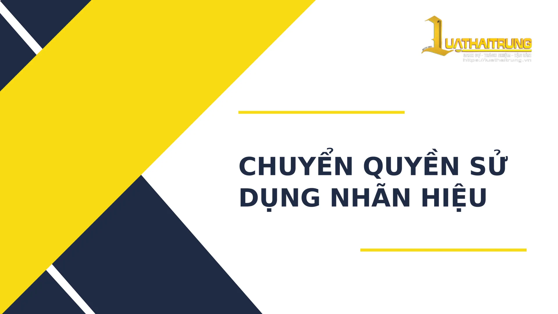 Chuyển quyền sử dụng nhãn hiệu | Luật Hải Trung