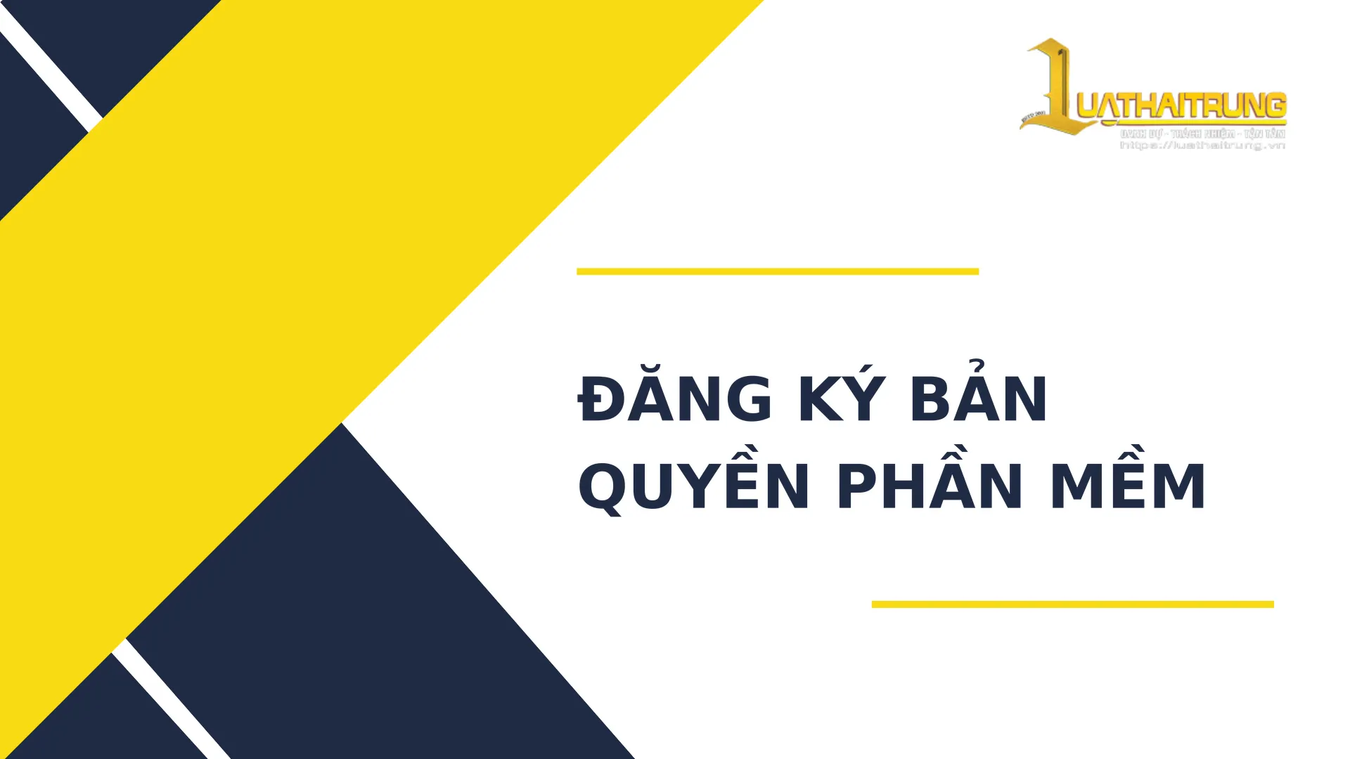 Đăng ký bản quyền phần mềm | Luật Hải Trung