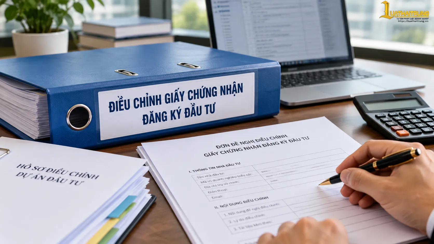 Điều chỉnh giấy chứng nhận đăng ký đầu tư | Luật Hải Trung