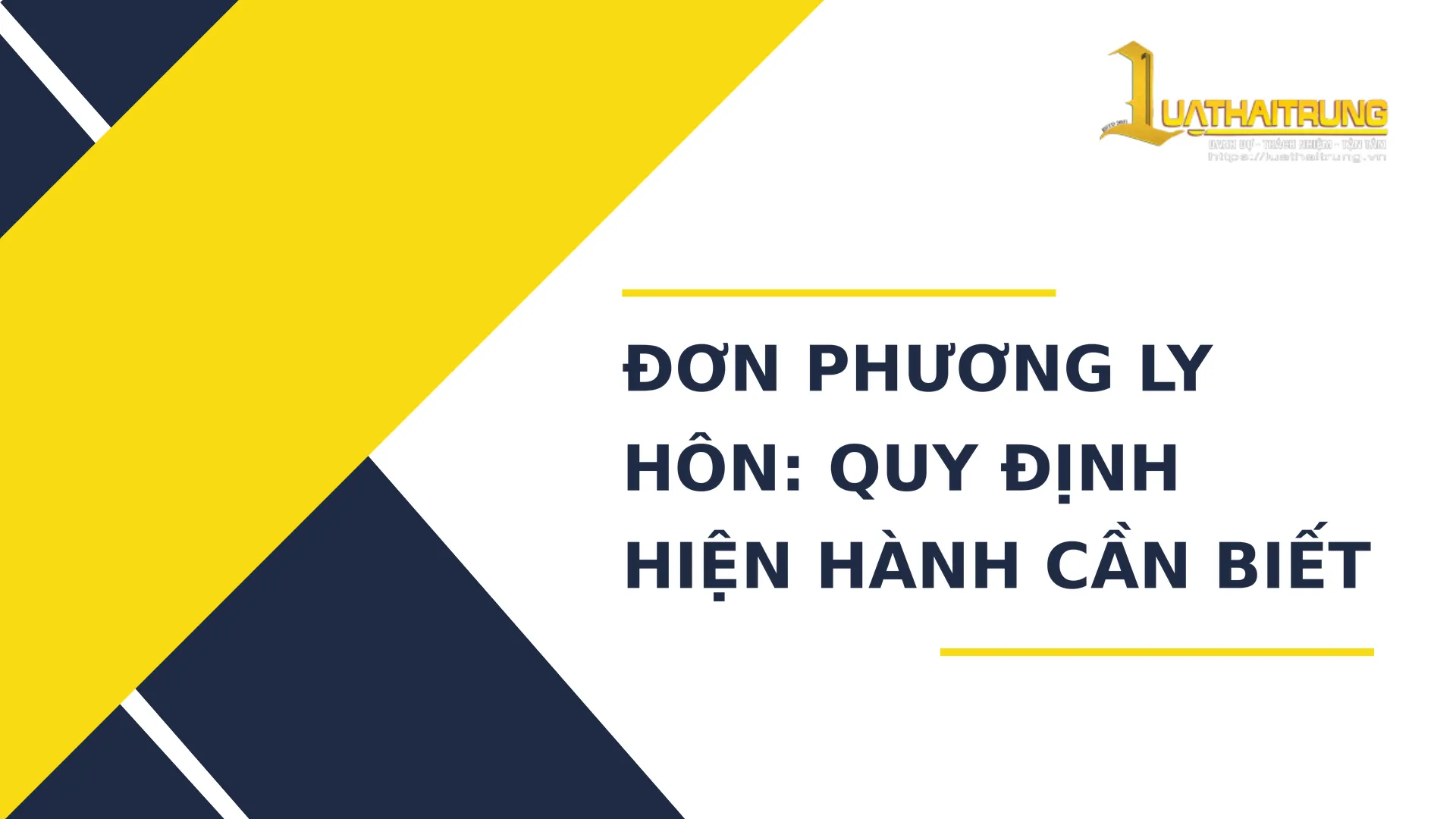 Đơn phương ly hôn: Quy định hiện hành cần biết | Luật Hải Trung