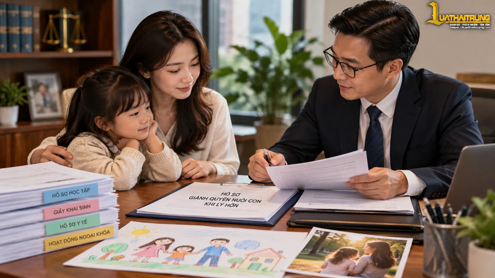 Giành quyền nuôi con khi ly hôn | Luật Hải Trung