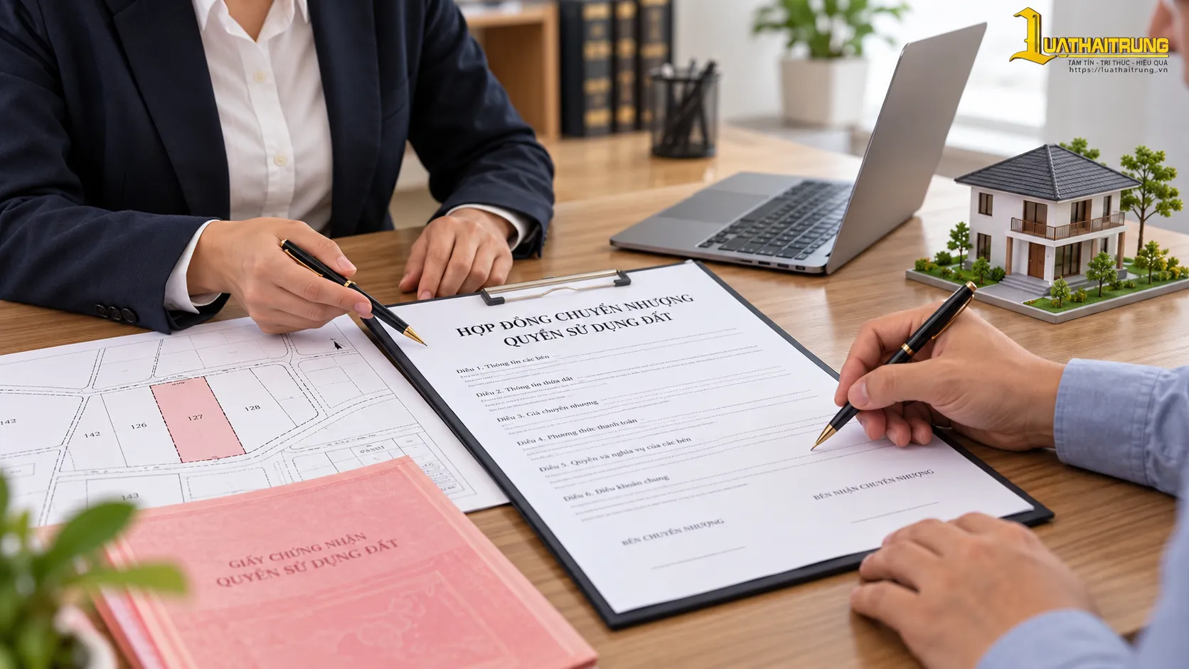 Hợp đồng chuyển nhượng quyền sử dụng đất | Luật Hải Trung