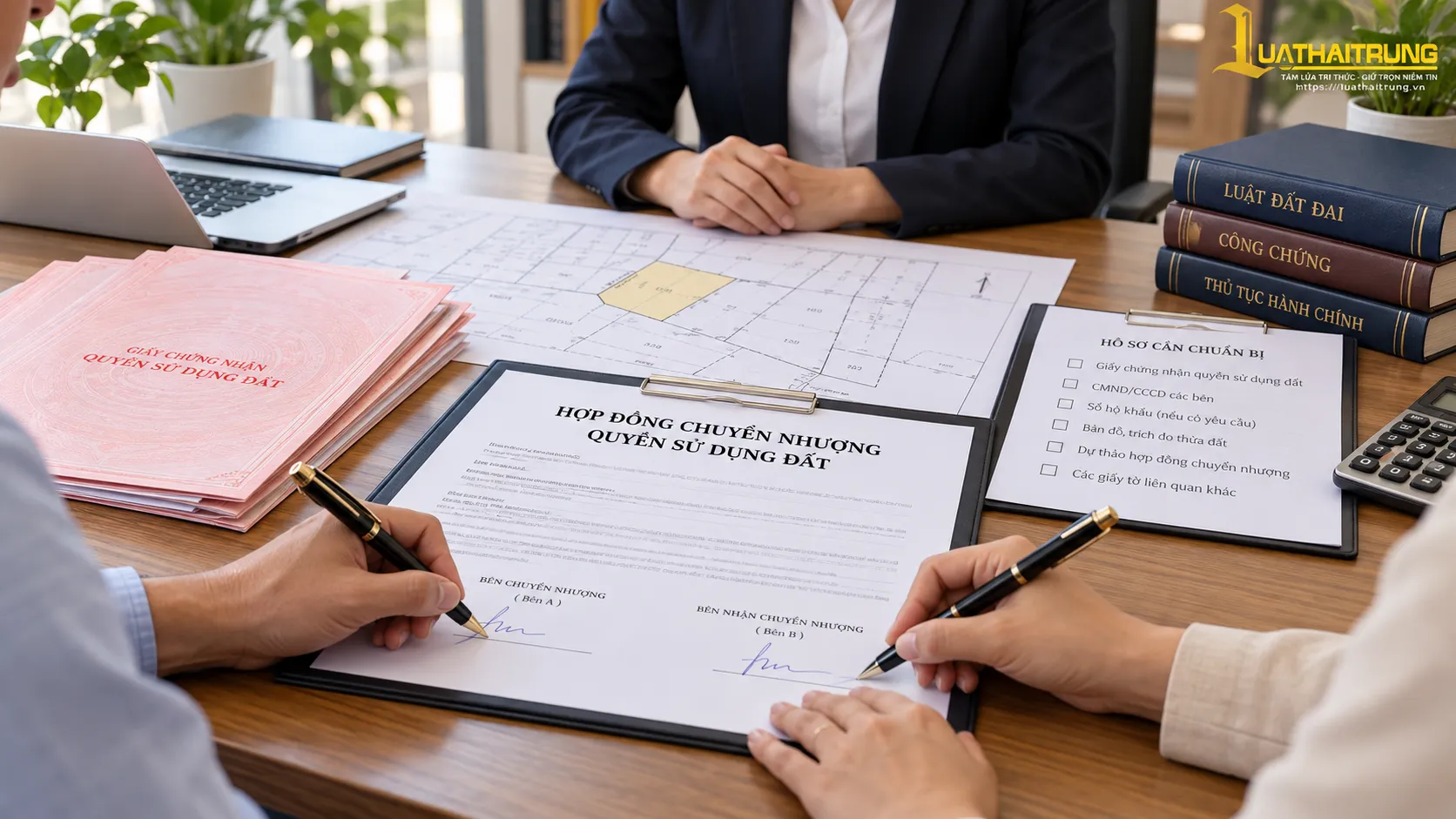 Hợp đồng chuyển nhượng quyền sử dụng đất | Luật Hải Trung