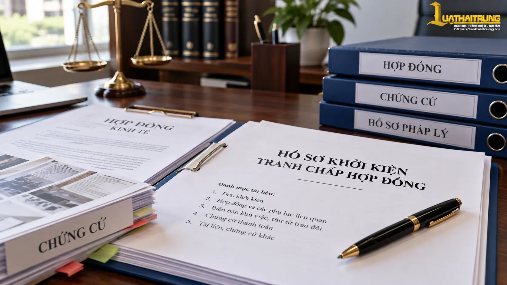 Khởi kiện tranh chấp hợp đồng | Luật Hải Trung