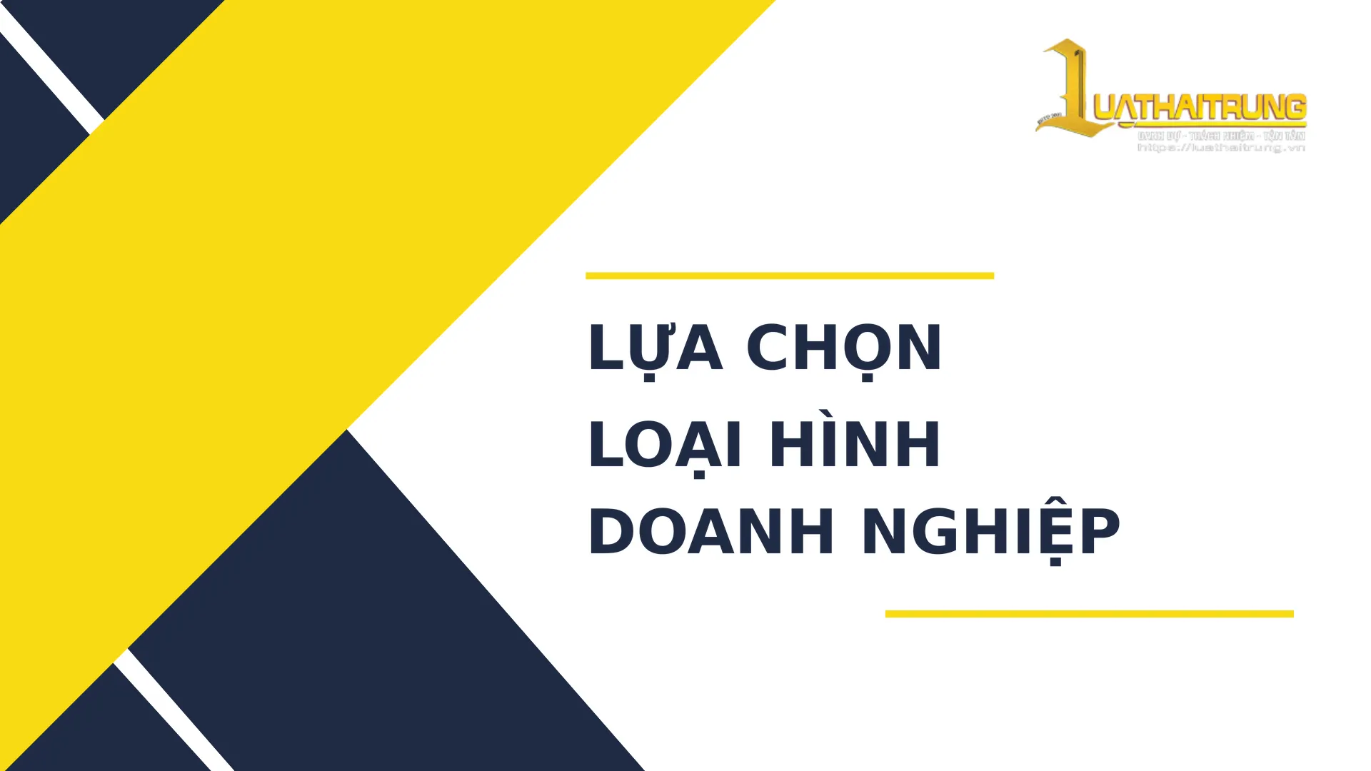 Lựa chọn loại hình doanh nghiệp | Luật Hải Trung