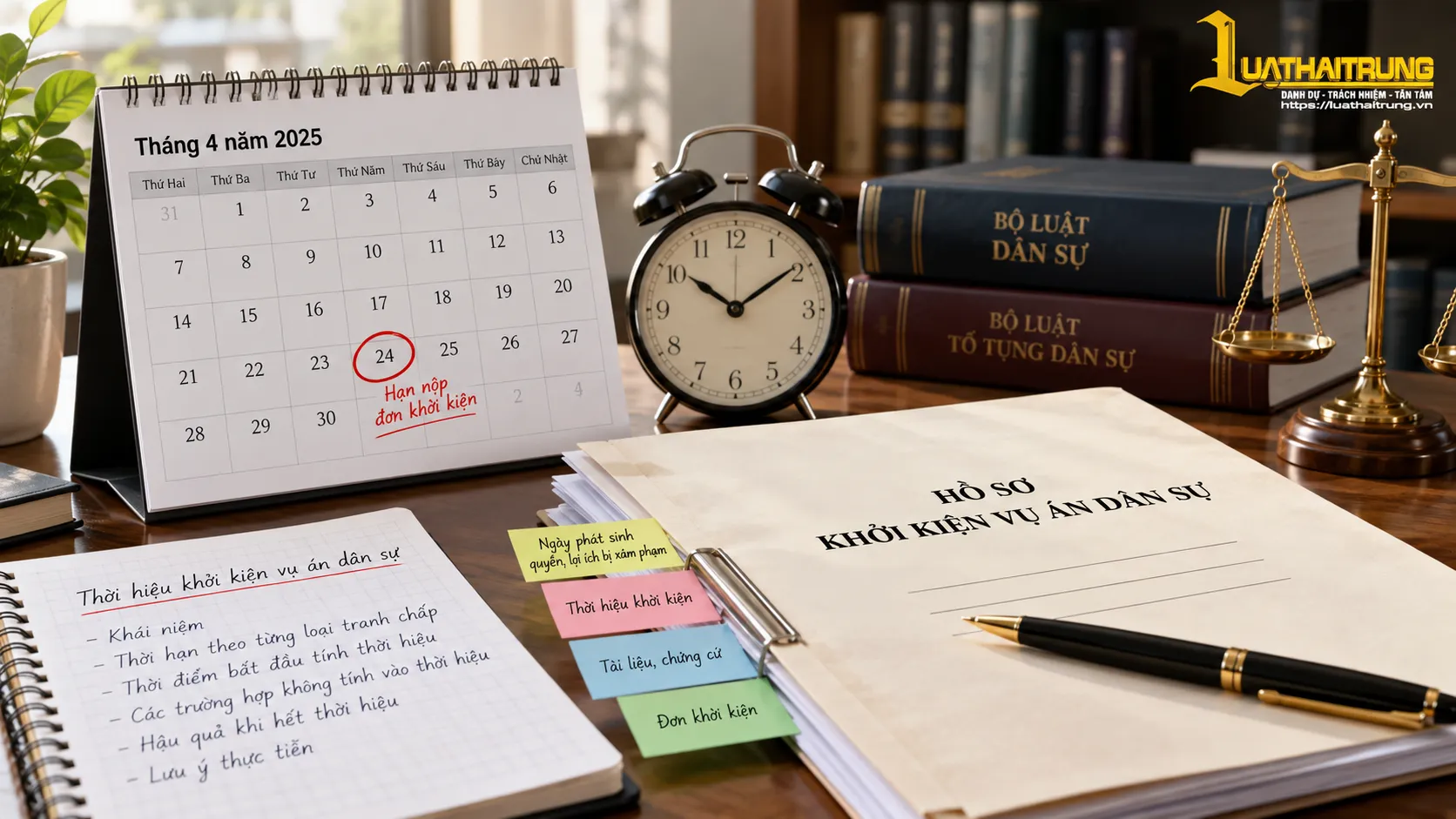 Thời hiệu khởi kiện vụ án dân sự | Luật Hải Trung
