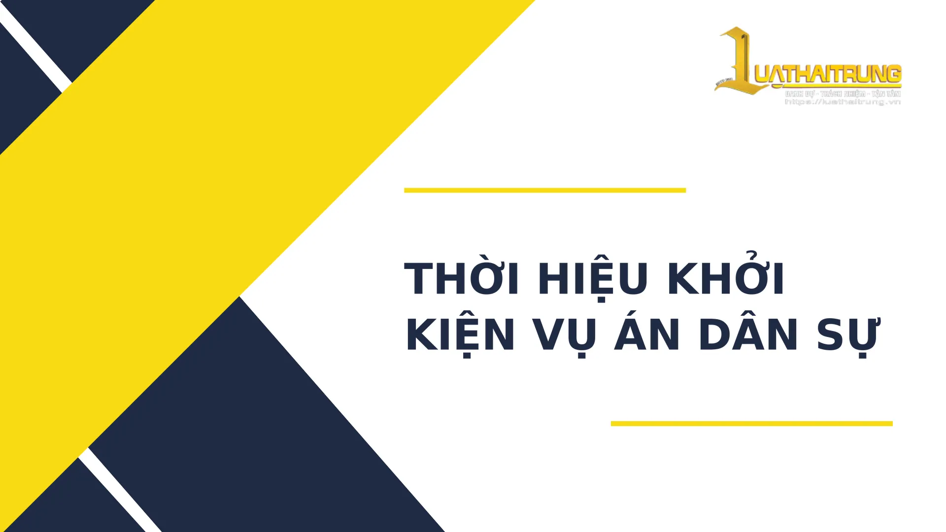 Thời hiệu khởi kiện vụ án dân sự | Luật Hải Trung