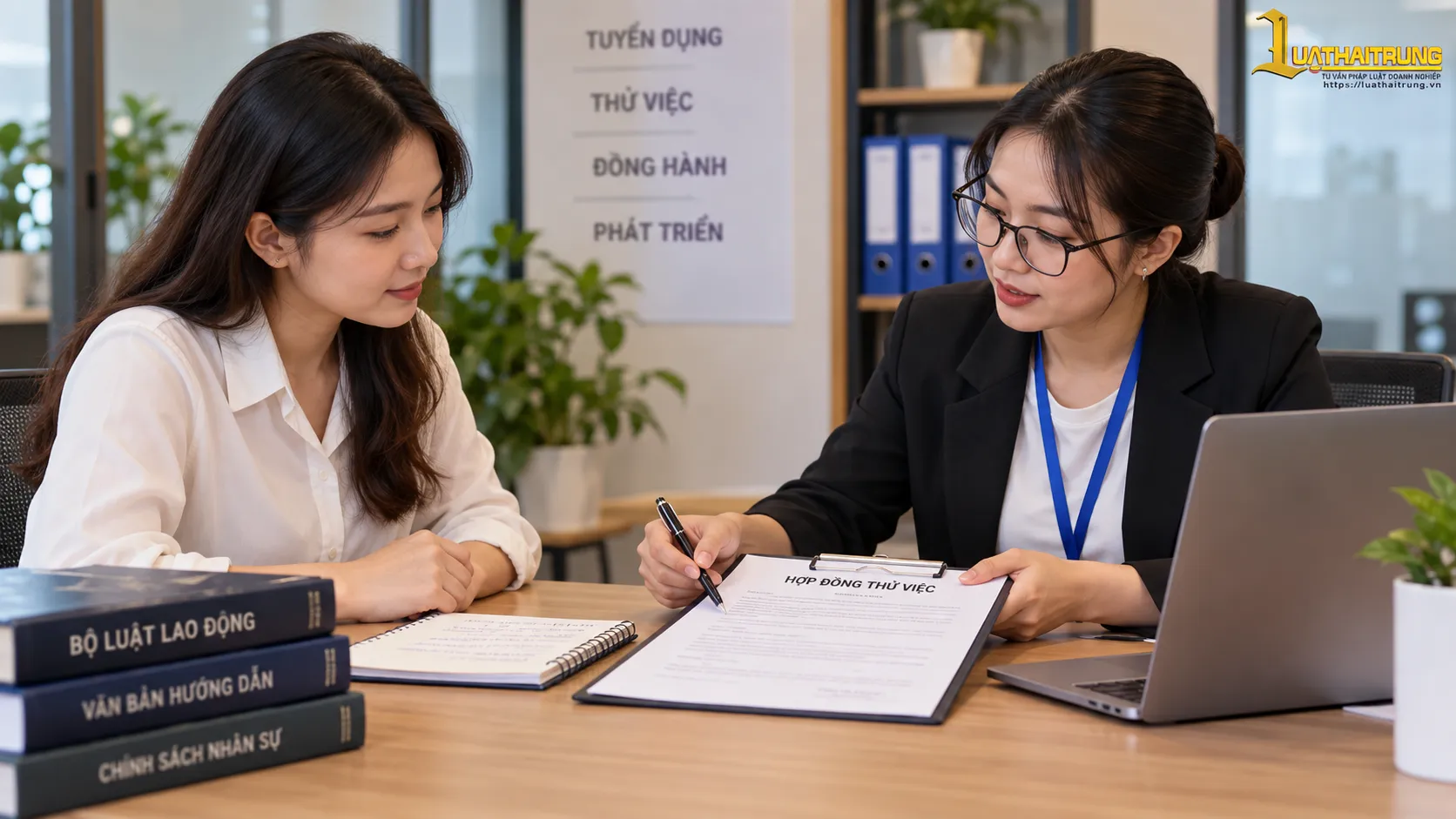 Thử việc theo pháp luật lao động | Luật Hải Trung