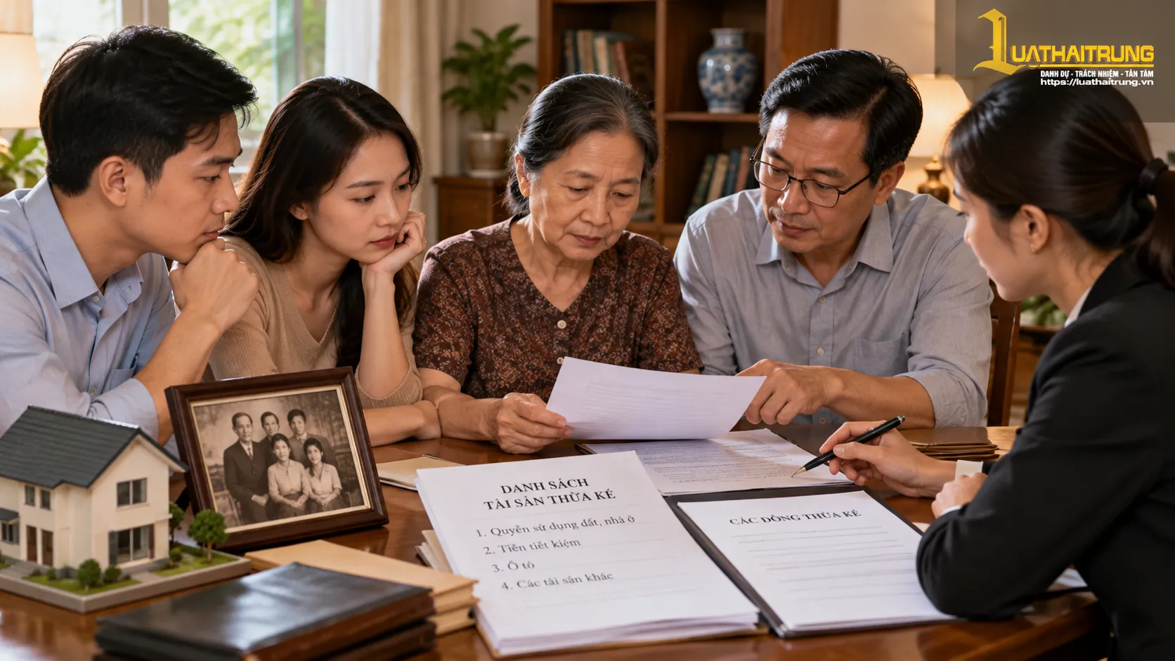 Thừa kế không có di chúc | Luật Hải Trung