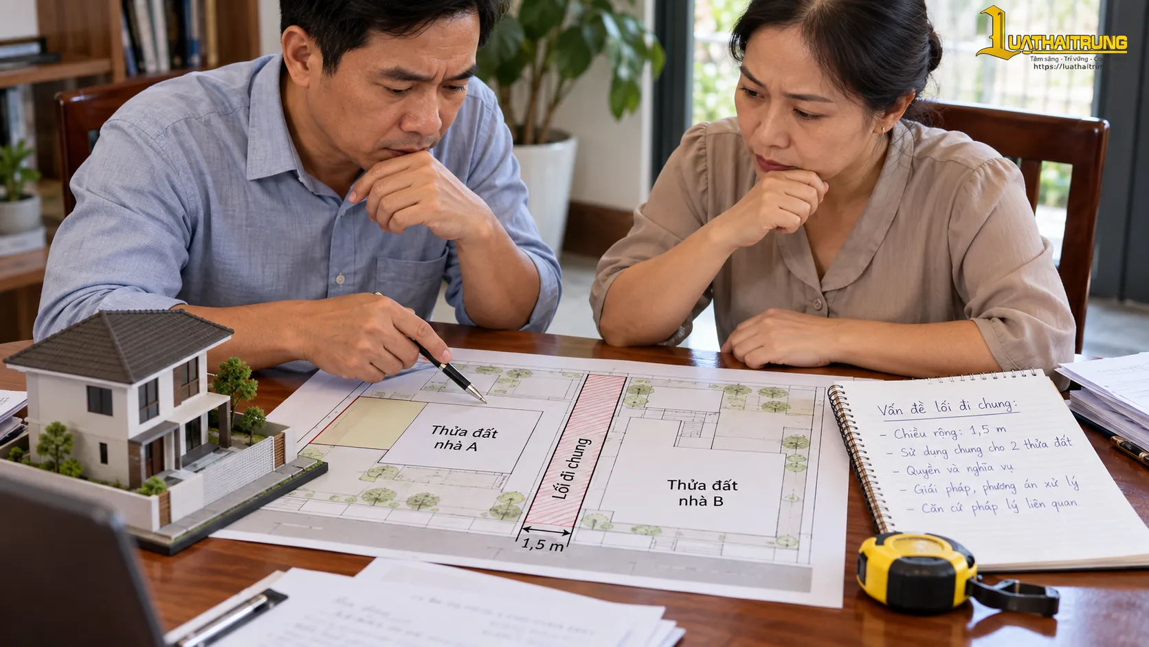 Tranh chấp lối đi chung: Quy định hiện hành cần biết | Luật Hải Trung