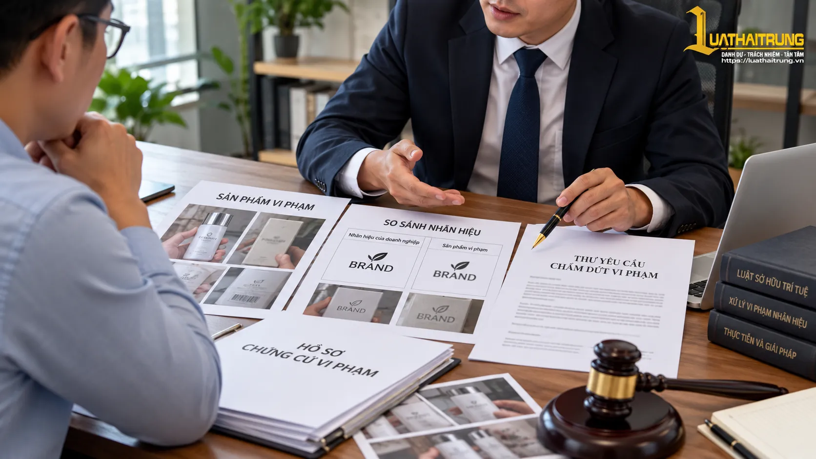 Xử lý hành vi xâm phạm nhãn hiệu | Luật Hải Trung